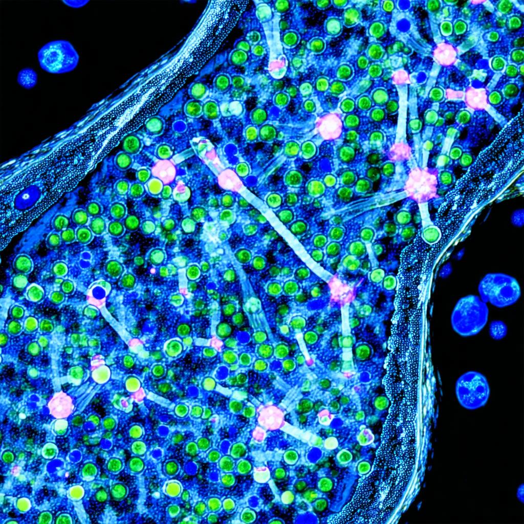 Comparaison visuelle des souches probiotiques Lactobacillus et Bifidobacterium au microscope