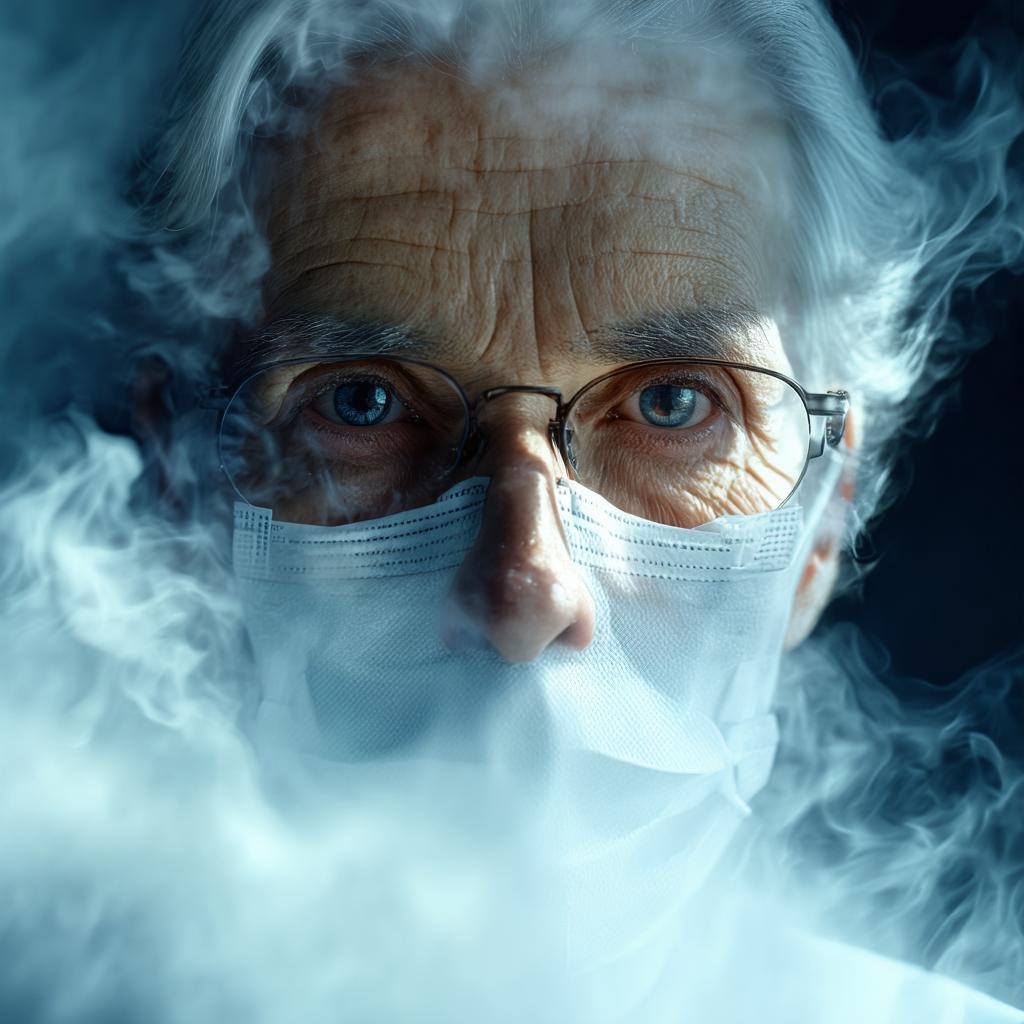 Illustration de la vision floue chez une personne atteinte de diabète
