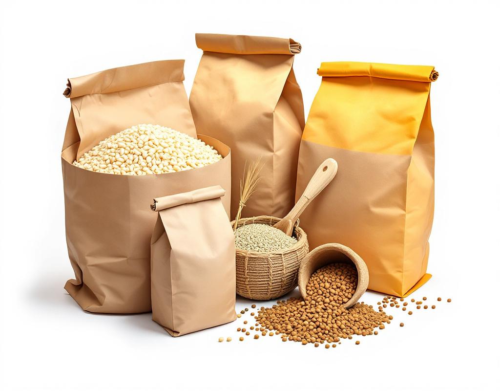 Assortiment de farines sans gluten