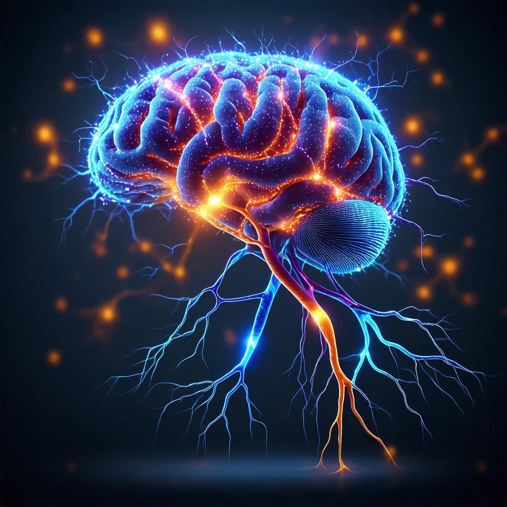 Illustration scientifique de neurones en culture avec connexions synaptiques, symbolisant les effets neurotrophiques