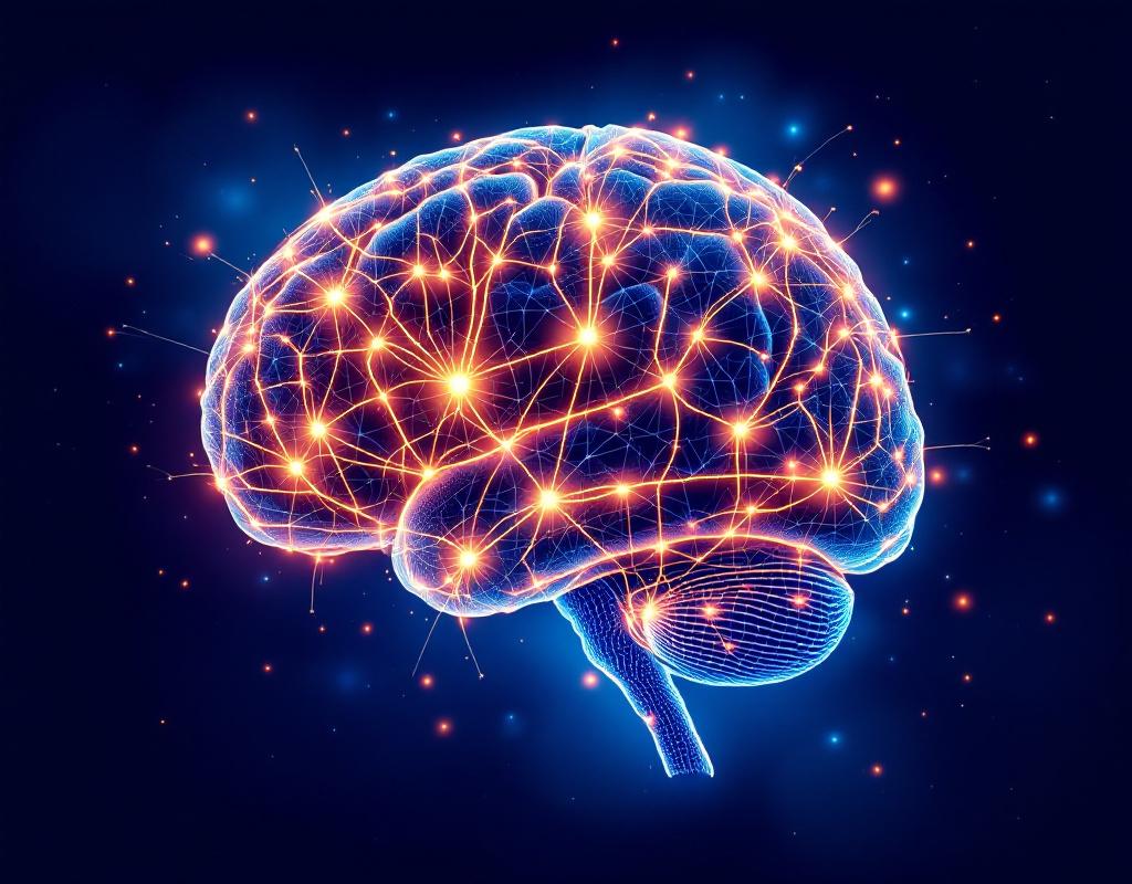 Représentation visuelle des effets des nootropiques sur les connexions neuronales