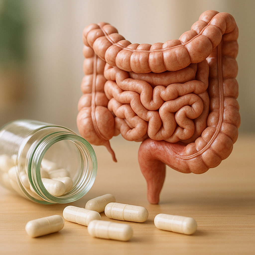 Capsules probiotiques et modèle de l’intestin humain