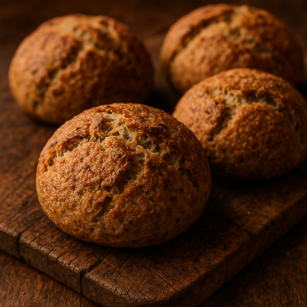 Pâtisseries sans gluten à base de psyllium mettant en avant leur texture moelleuse