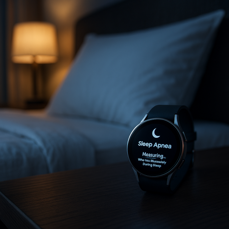 Détection apnée du sommeil - samsung galaxy watch