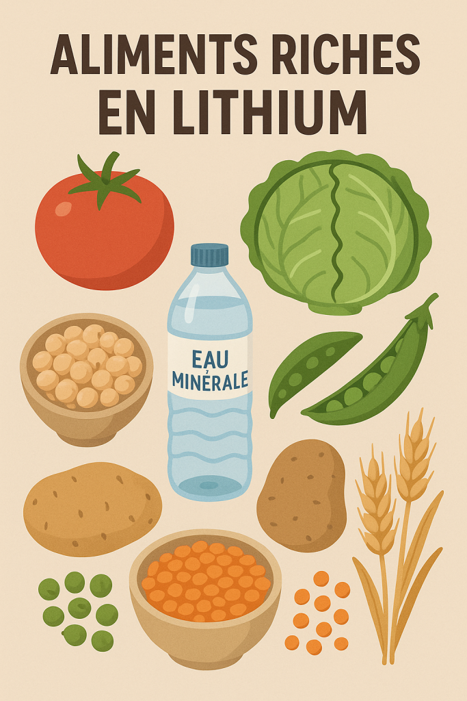 Aliments riches en lithium