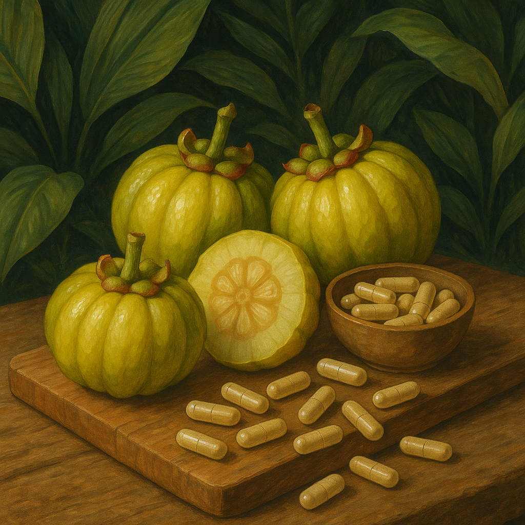 Fruit de Garcinia Cambogia et capsules de complément