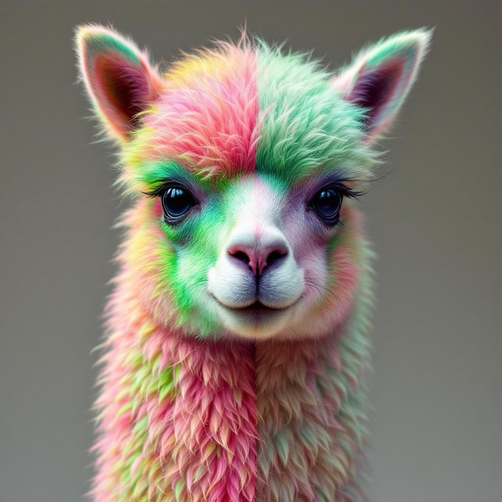 Deux moitiés d'ilama avec chair rose et grains verts